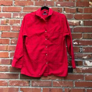 Vintage Long Sleeve Nautica Button-down Shirt Size 8